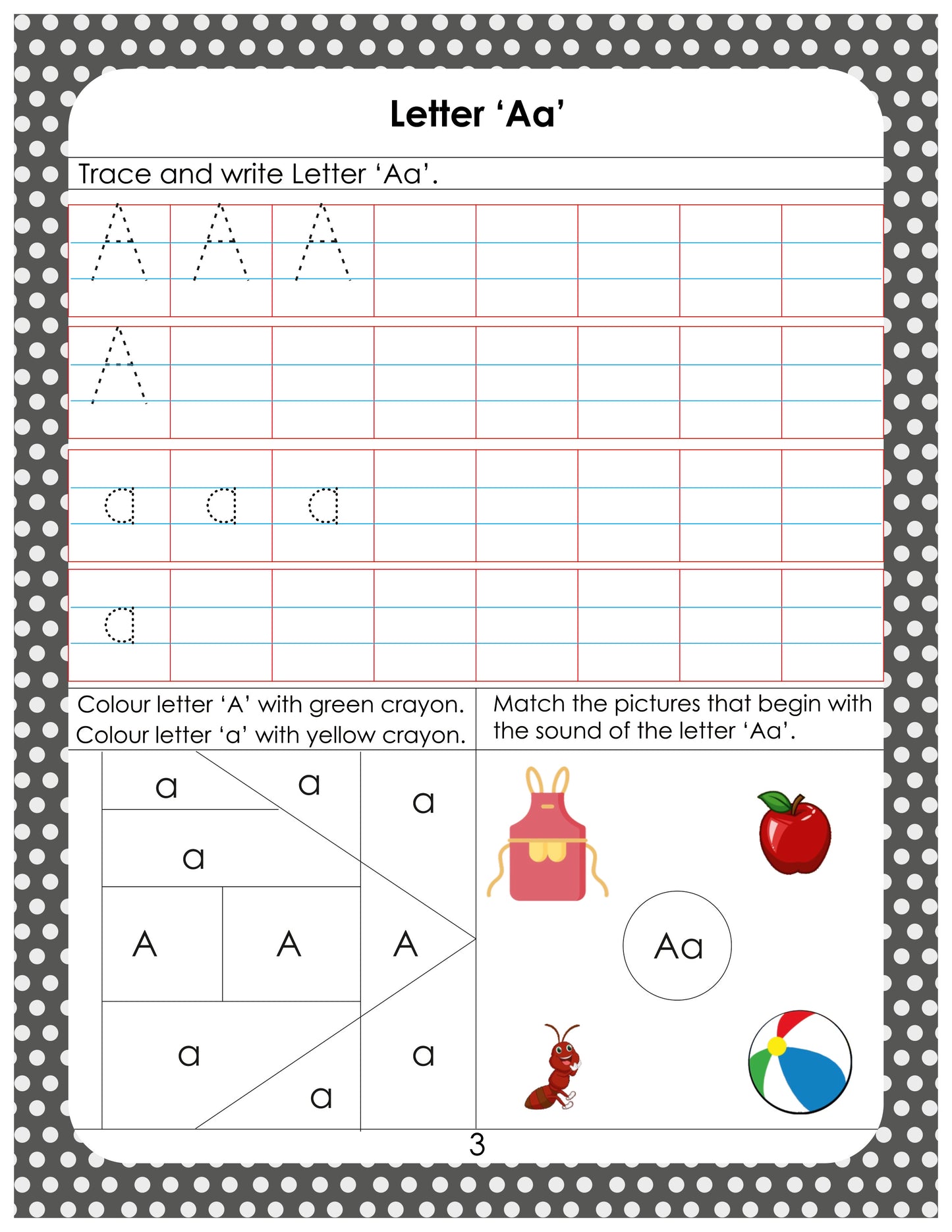 KG I ( English, Maths, General Awareness)